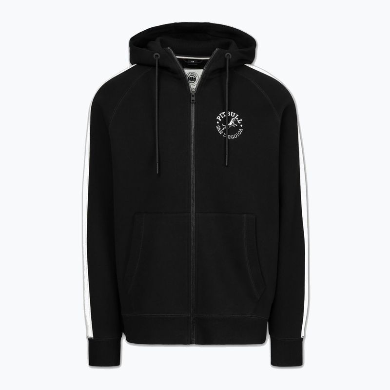 Мъжки суитшърт Pitbull San Diego Ca Hooded Zip black 5