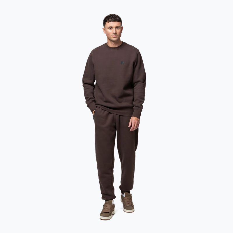 Мъжки панталони Pitbull Hilltop Track Hatton dark chocolate 2