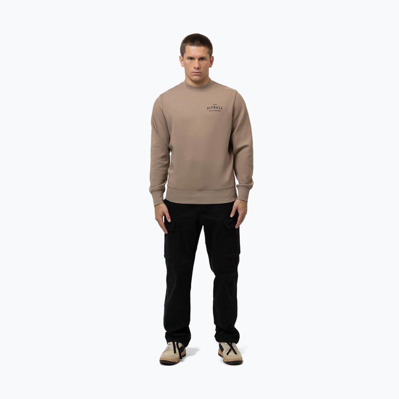 Мъжки суитшърт Pitbull Sampson Crewneck pale sand 2