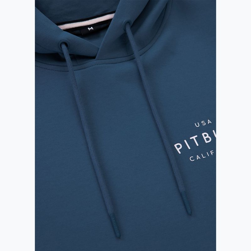 Мъжки суитшърт Pitbull Sampson Hooded Sweatshirt petrol blue 7