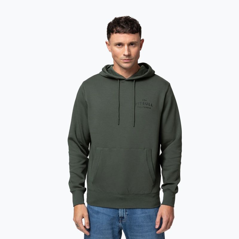 Мъжки суитшърт Pitbull Sampson Hooded Sweatshirt old green