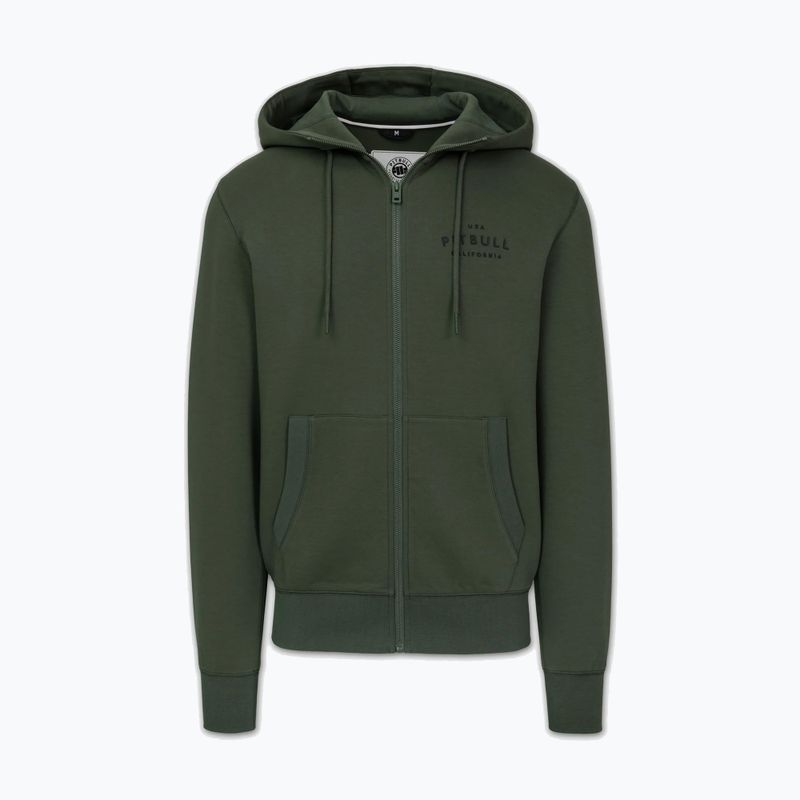 Мъжки суитшърт Pitbull Sampson Hooded Zip Sweatshirt old green 6