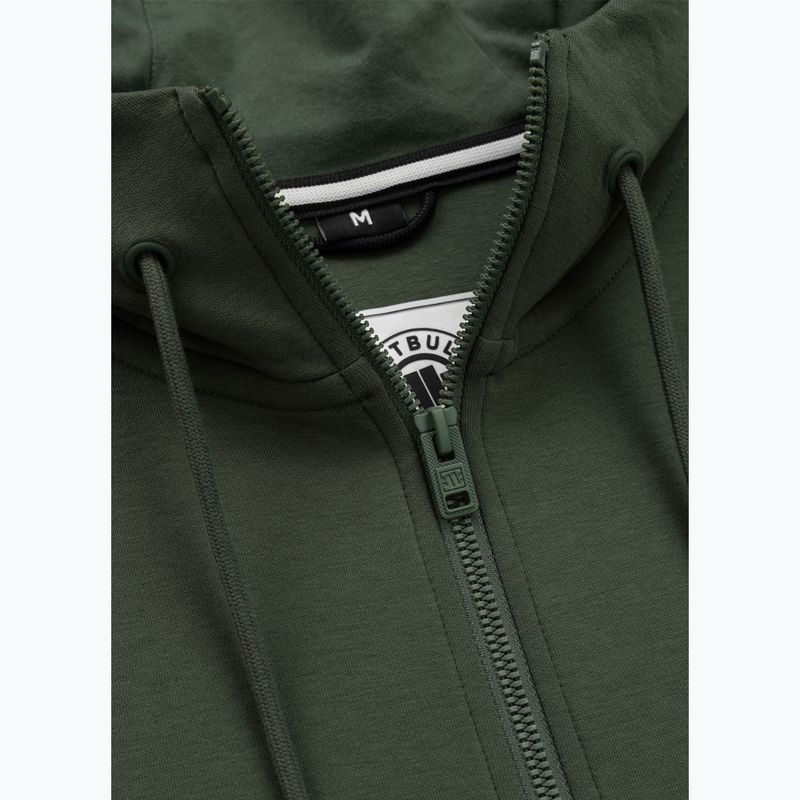Мъжки суитшърт Pitbull Sampson Hooded Zip Sweatshirt old green 8