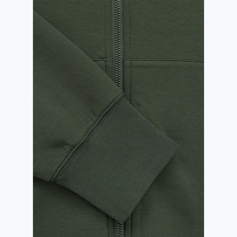 Мъжки суитшърт Pitbull Sampson Hooded Zip Sweatshirt old green 10