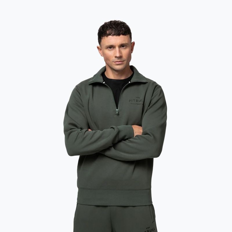 Мъжки суитшърт Pitbull Sampson HZ old green 4