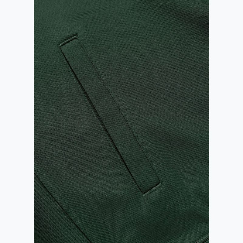 Мъжки суитшърт Pitbull Trackjacket Tape Logo Terry Group bottle green 10