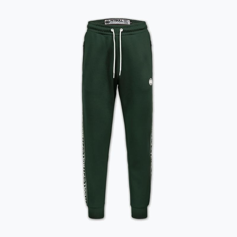 Мъжки панталони Pitbull Trackpants Tape Logo Terry Group pants bottle green 6