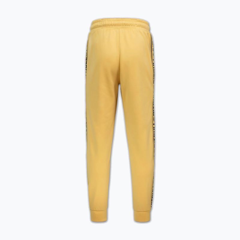 Мъжки панталони Pitbull Trackpants Tape Logo Terry Group pale yellow 6