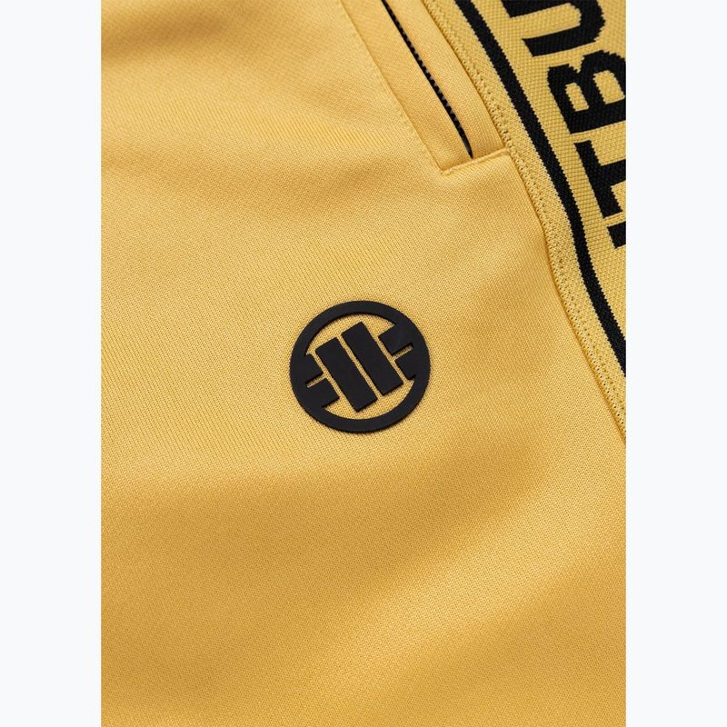 Мъжки панталони Pitbull Trackpants Tape Logo Terry Group pale yellow 9