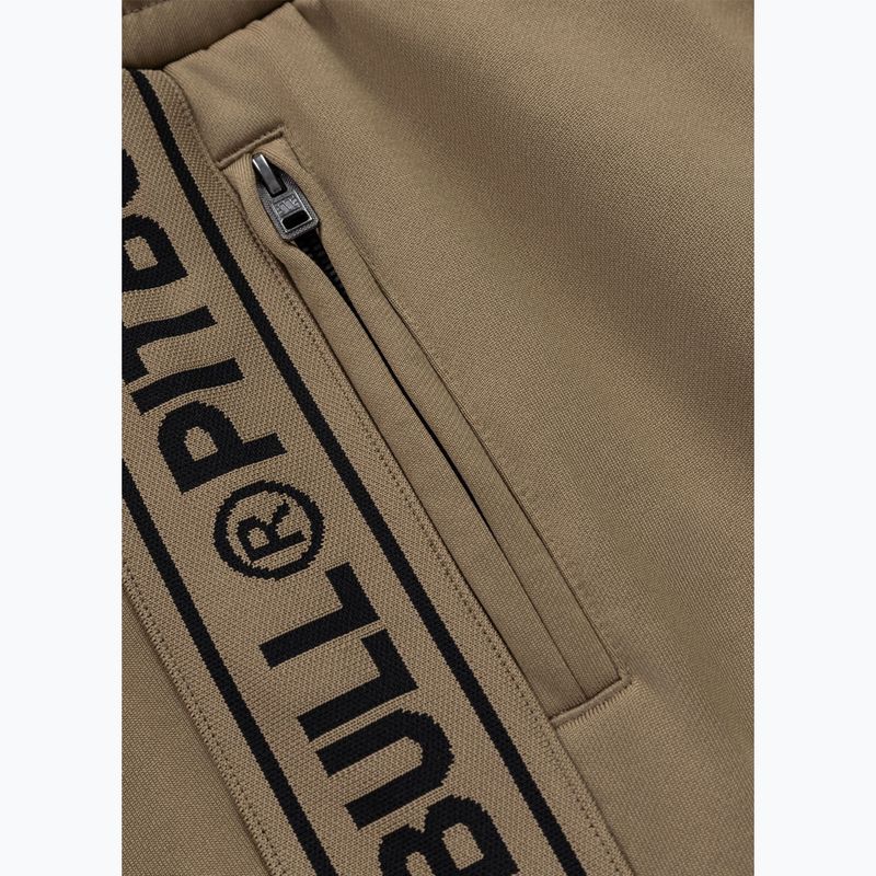 Мъжки панталони Pitbull Trackpants Tape Logo Terry Group coyote brown 6