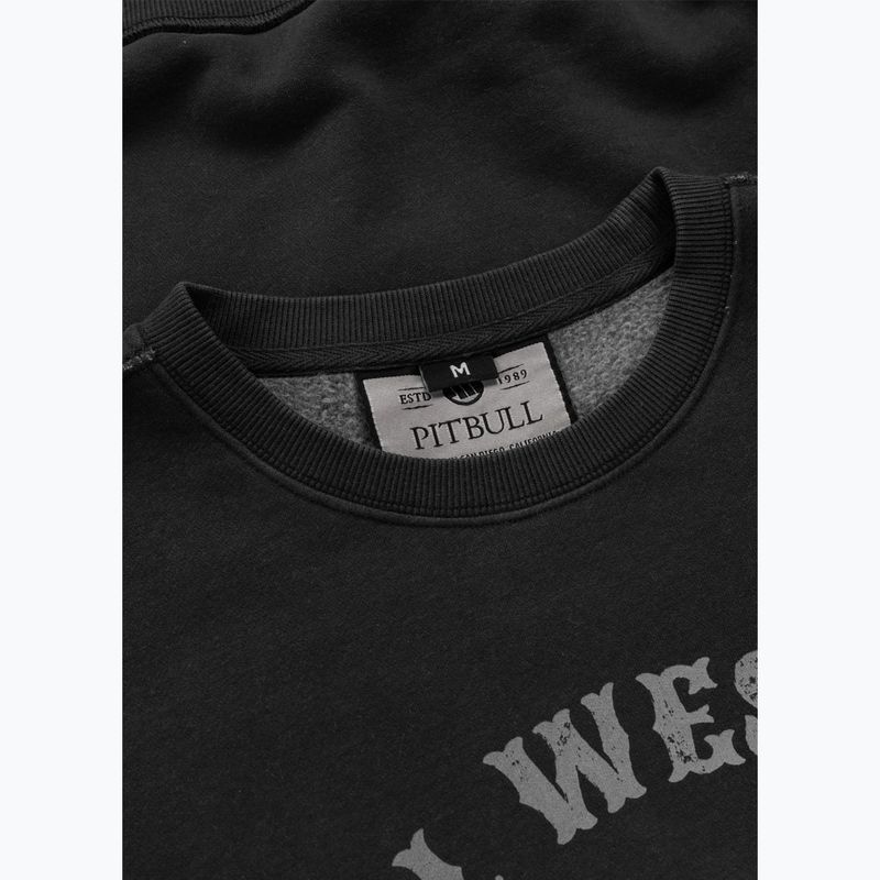 Мъжки суитшърт Pitbull Strength & Respect Crewneck washed dark graphite 7