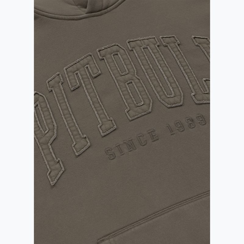 Мъжки суитшърт Pitbull Orlando Hooded major olive 3