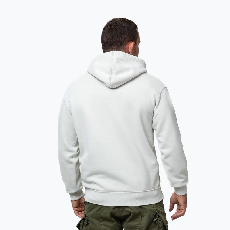 Мъжки суитшърт Pitbull Orlando Hooded white stone 3