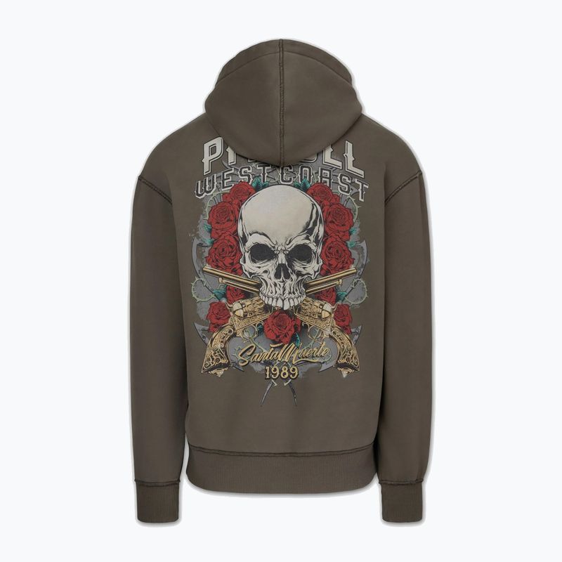 Мъжки суитшърт Pitbull Santa Muerte Hooded major olive 6