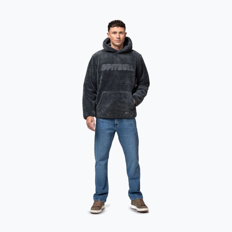 Мъжки суитшърт Pitbull Aragon Hooded graphite 5