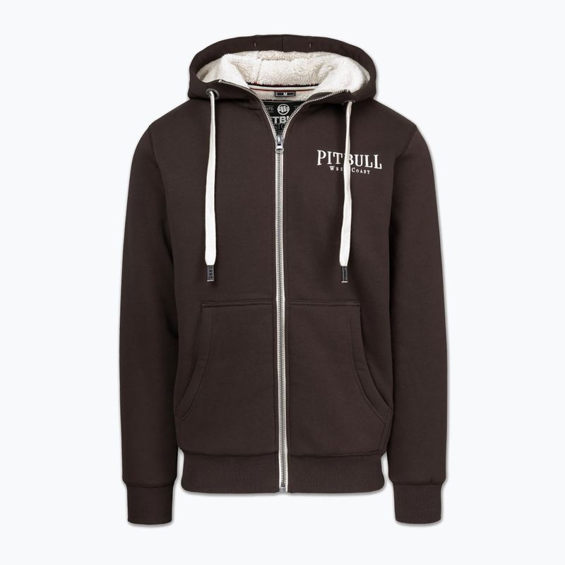 Мъжки суитшърт Pitbull Ruffin Detroit Hooded Zip dark chocolate 5