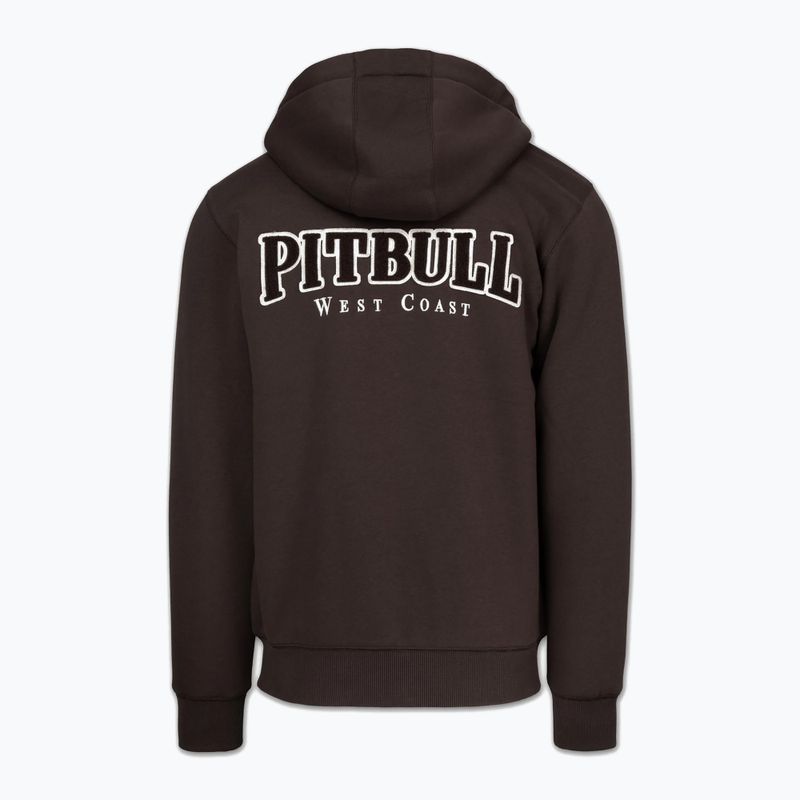 Мъжки суитшърт Pitbull Ruffin Detroit Hooded Zip dark chocolate 6
