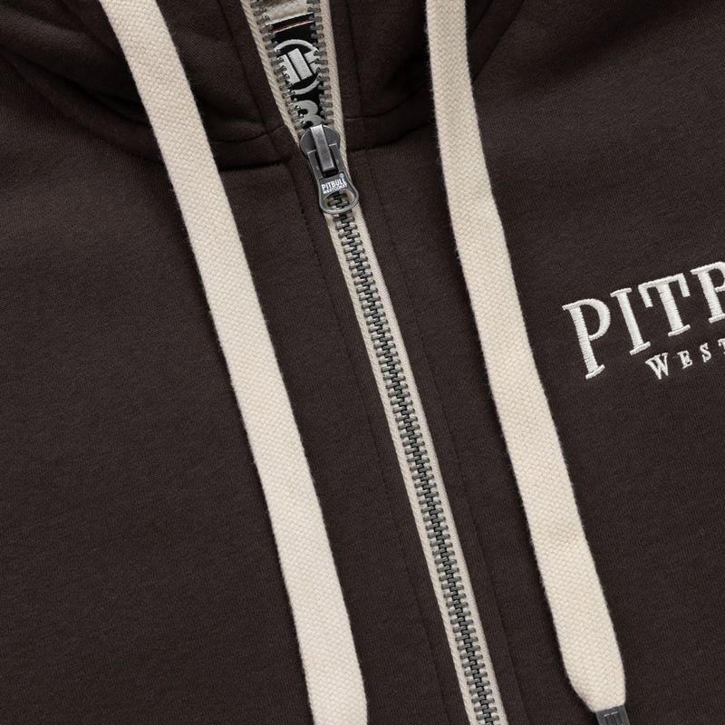 Мъжки суитшърт Pitbull Ruffin Detroit Hooded Zip dark chocolate 7