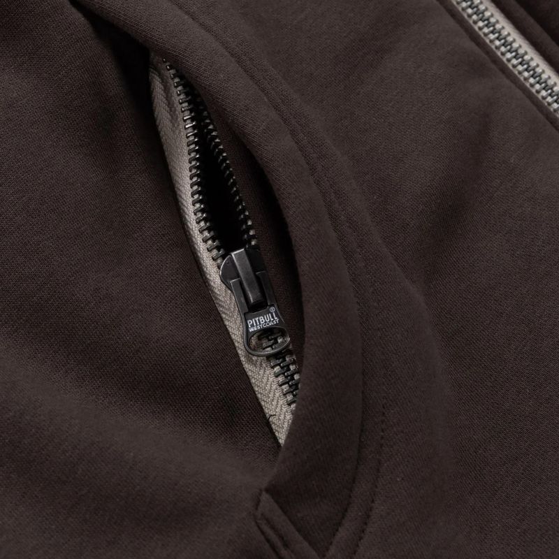 Мъжки суитшърт Pitbull Ruffin Detroit Hooded Zip dark chocolate 12
