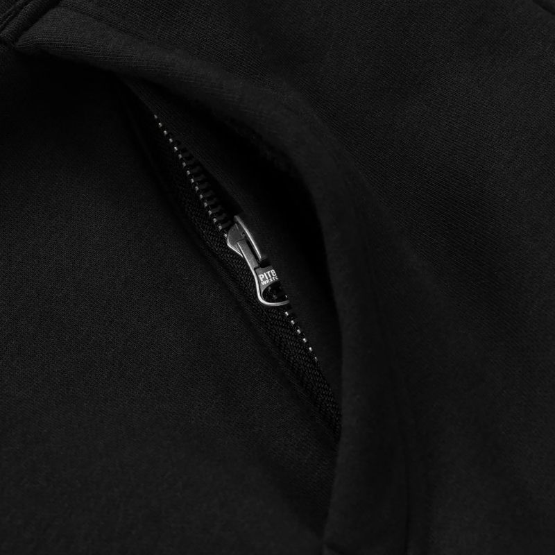 Мъжки суитшърт Pitbull Ruffin Detroit Hooded Zip black/black 13