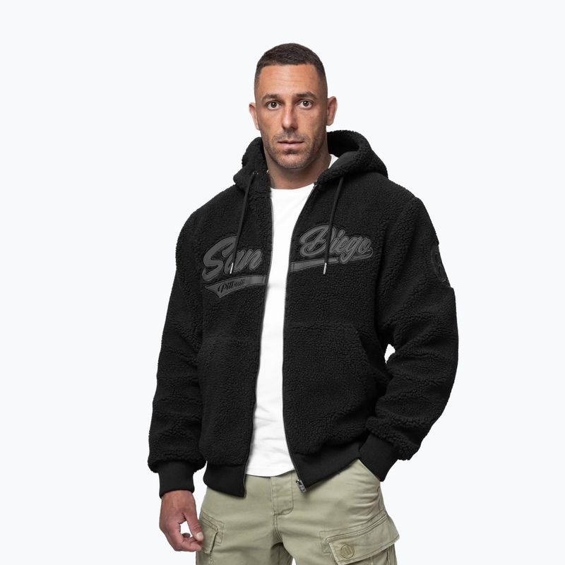 Мъжки суитшърт Pitbull Galaxy Hooded Zip black 3