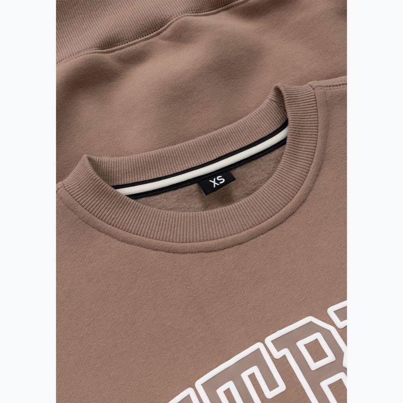 Дамски суитшърт Pitbull Crewneck Fiora chocolate mousse 6