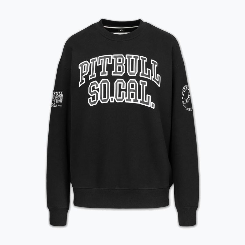 Дамски суитшърт Pitbull Crewneck Fiora black/black 5