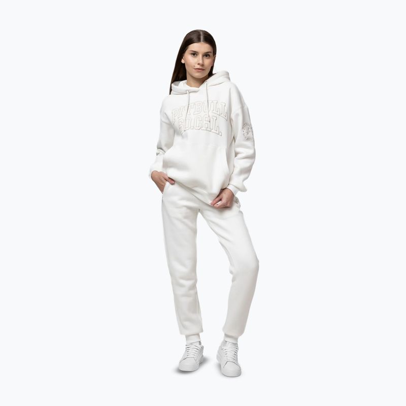Дамски суитшърт Pitbull Fiora Hooded off white 2