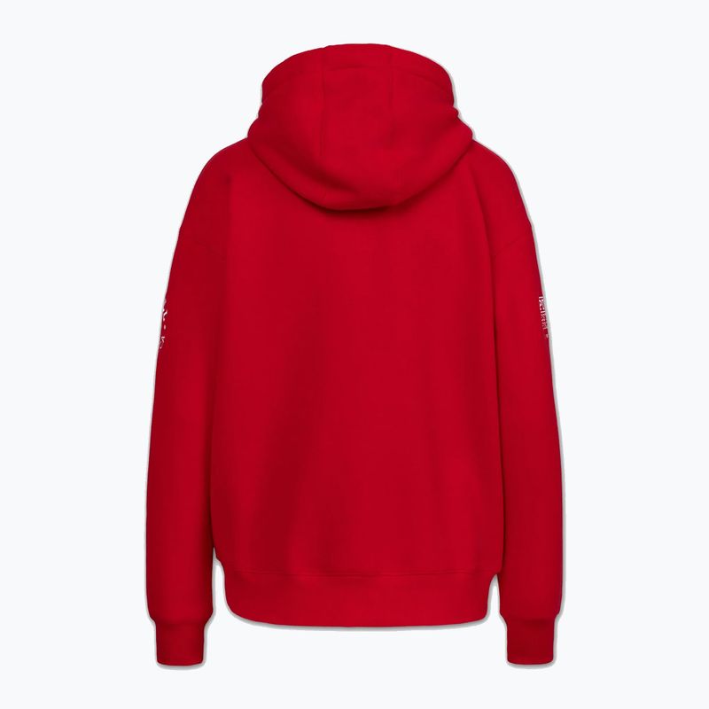 Дамски суитшърт Pitbull Fiora Hooded wild red 5
