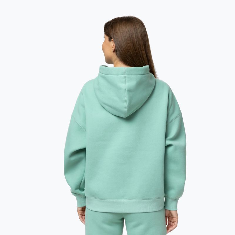 Дамски суитшърт Pitbull California Hooded light mint 3