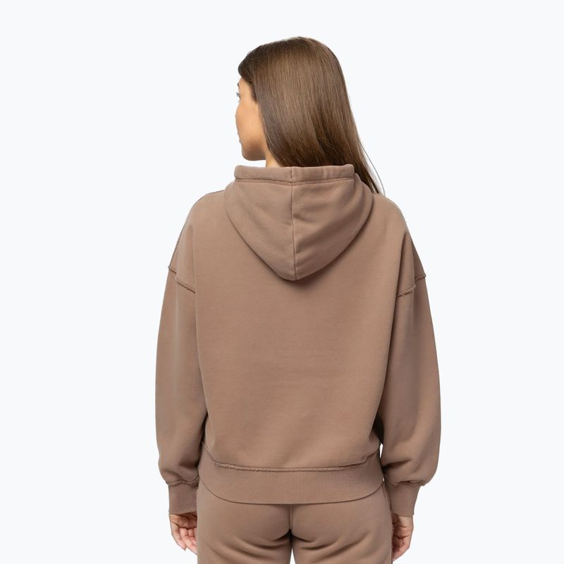 Дамски суитшърт Pitbull Lovia Hooded chocolate mousse 3