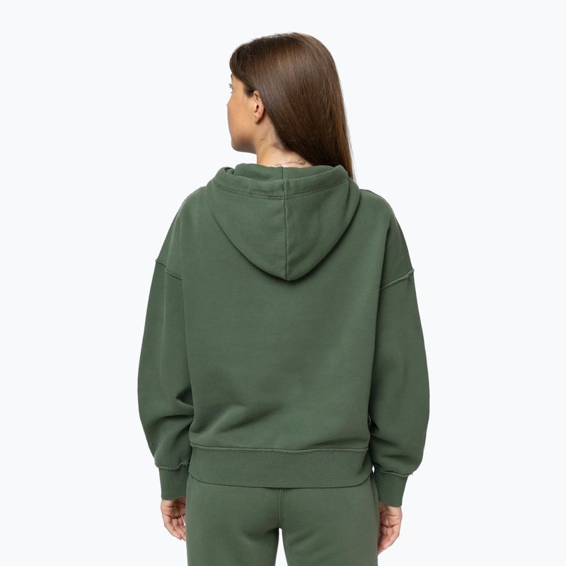 Дамски суитшърт Pitbull Lovia Hooded sage green 3