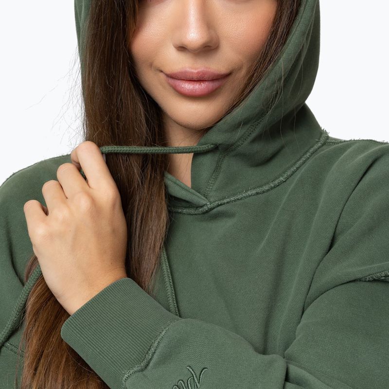 Дамски суитшърт Pitbull Lovia Hooded sage green 5