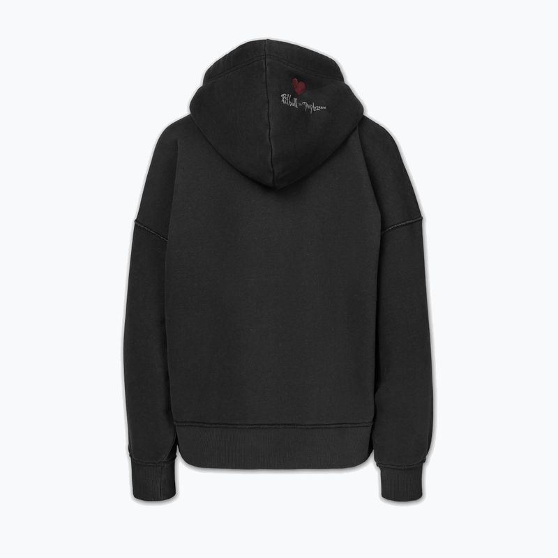 Дамски суитшърт Pitbull Thick & Thin Hooded dark graphite 5