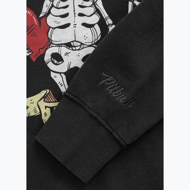 Дамски суитшърт Pitbull Thick & Thin Hooded dark graphite 9