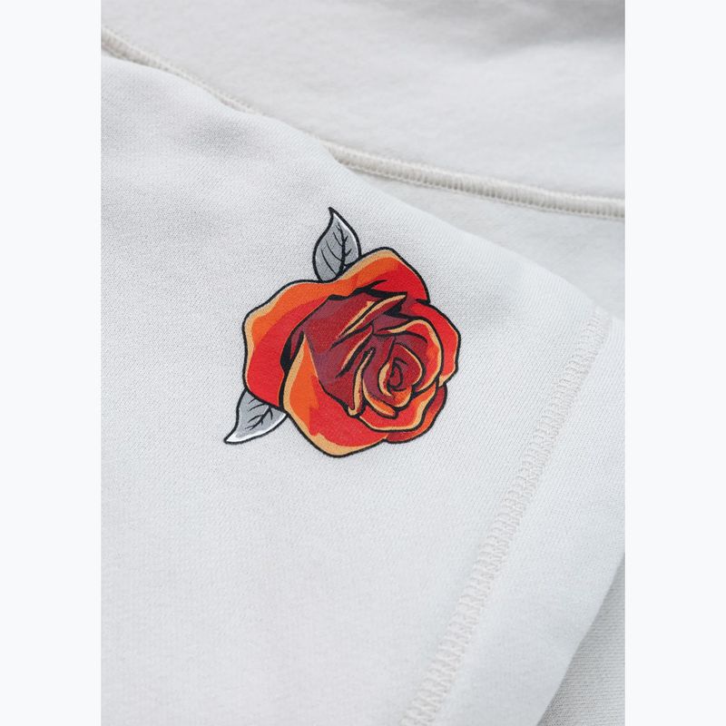 Дамски суитшърт Pitbull Santa Muerte Hooded Zip white stone 12
