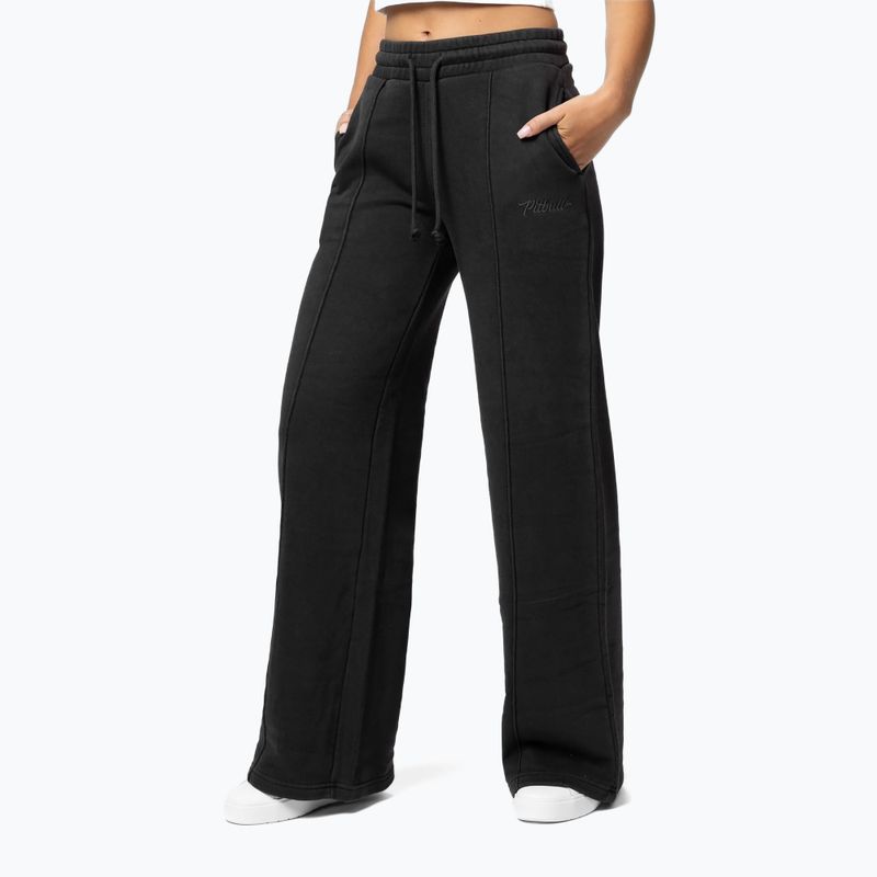 Дамски панталони Pitbull Lovia Wide washed dark graphite 3