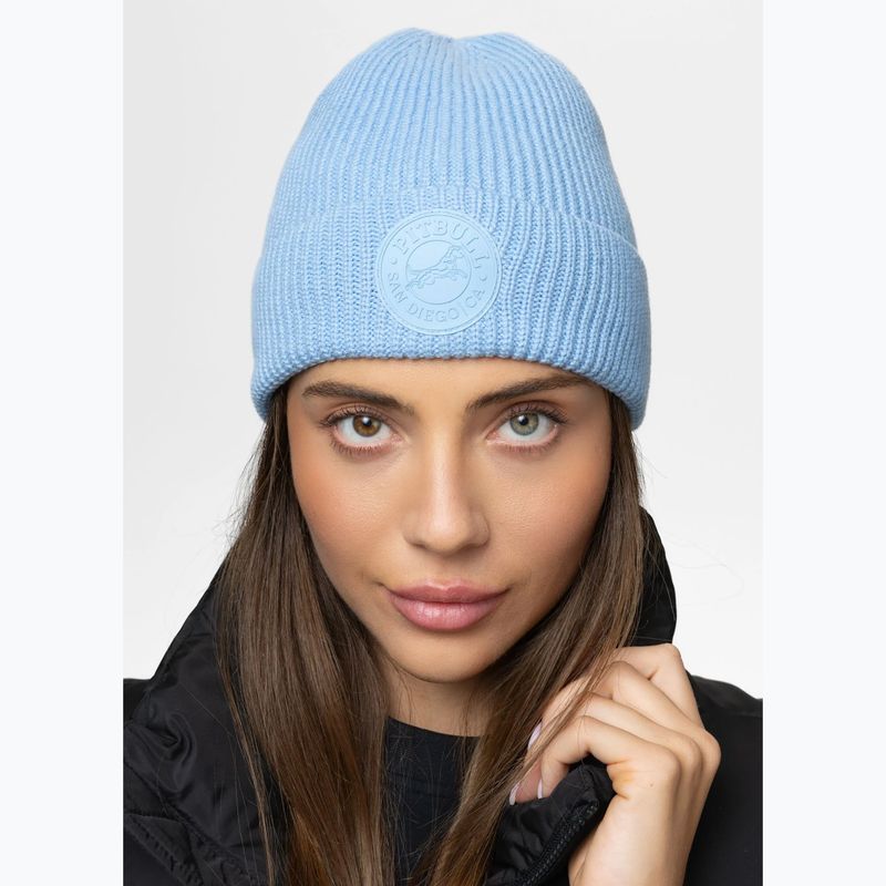 Зимна шапка Pitbull Beanie San Diego Ca light blue 3