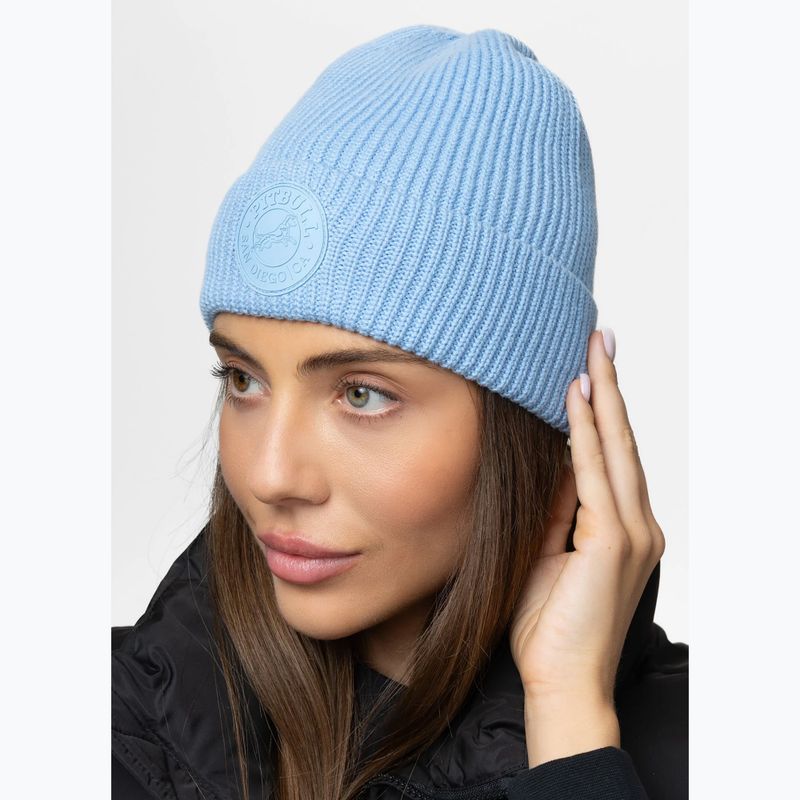 Зимна шапка Pitbull Beanie San Diego Ca light blue 4