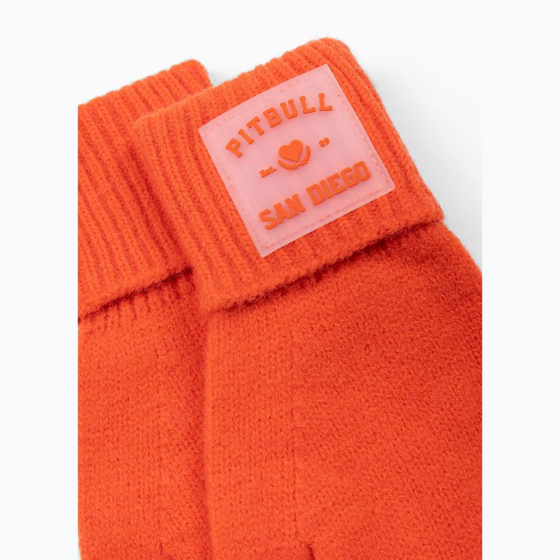 Ръкавици Pitbull Love PB fluo orange 2