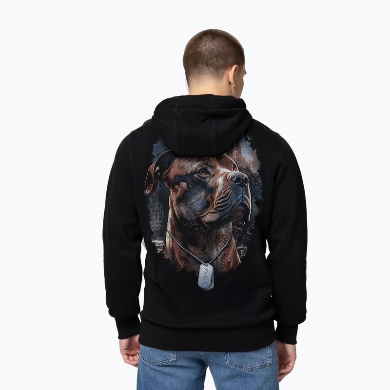 Мъжки суитшърт Pitbull Hero Hooded black 2
