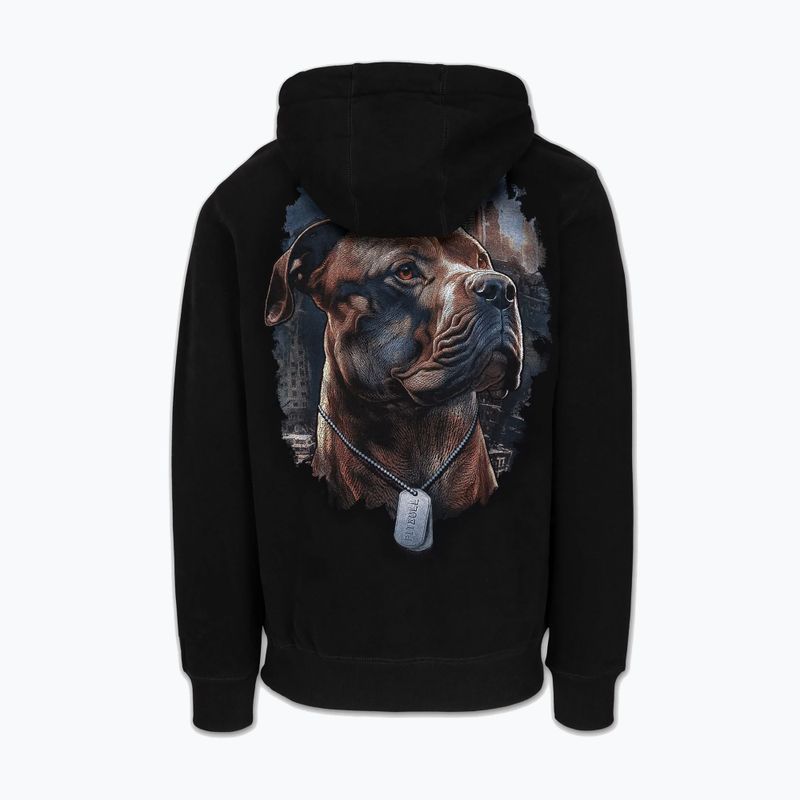 Мъжки суитшърт Pitbull Hero Hooded black 2