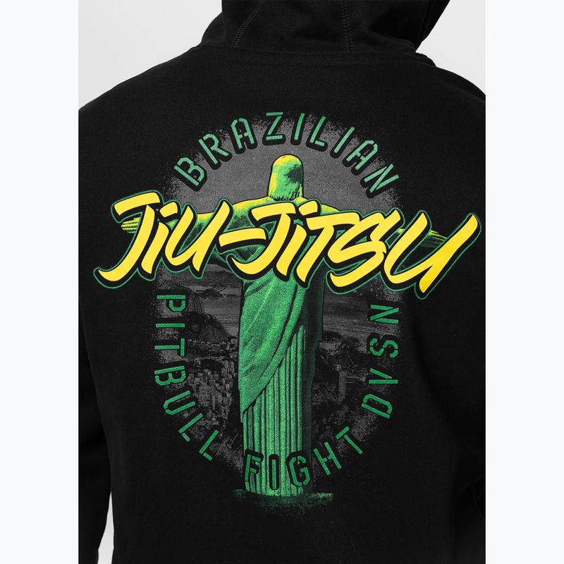 Мъжки суитшърт Pitbull Bjj Fight Dvsn Hooded black 5