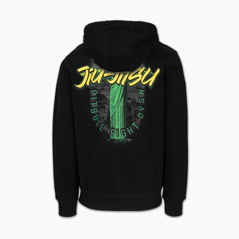 Мъжки суитшърт Pitbull Bjj Fight Dvsn Hooded black 2