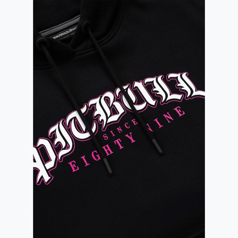 Дамски суитшърт Pitbull Tattoo Hooded black 7