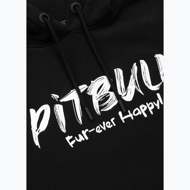 Дамски суитшърт Pitbull Puppy 2 Hooded black 3