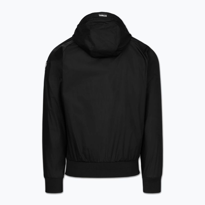 Мъжко яке Pitbull Athletic Logo Nylon Hooded black 6
