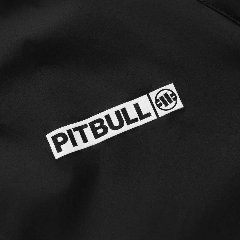 Мъжко яке Pitbull Athletic Logo Nylon Hooded black 8