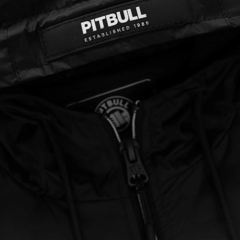 Мъжко яке Pitbull Athletic Logo Nylon Hooded black 9