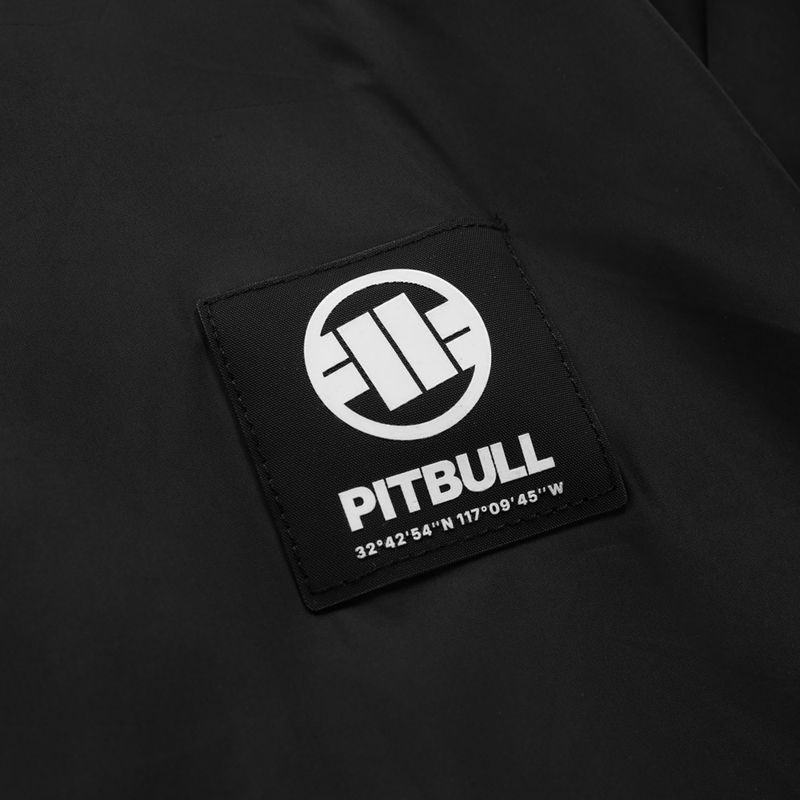Мъжко яке Pitbull Athletic Logo Nylon Hooded black 10